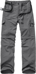 Boy Scout Pants Hiking Mens Convertible Zip off Safari Fishing | Outdoor Cargo Quick Dry Lightweight Breathable Stretchy UPF 50 Water Resistant Camping Travel Backpacking Hunting