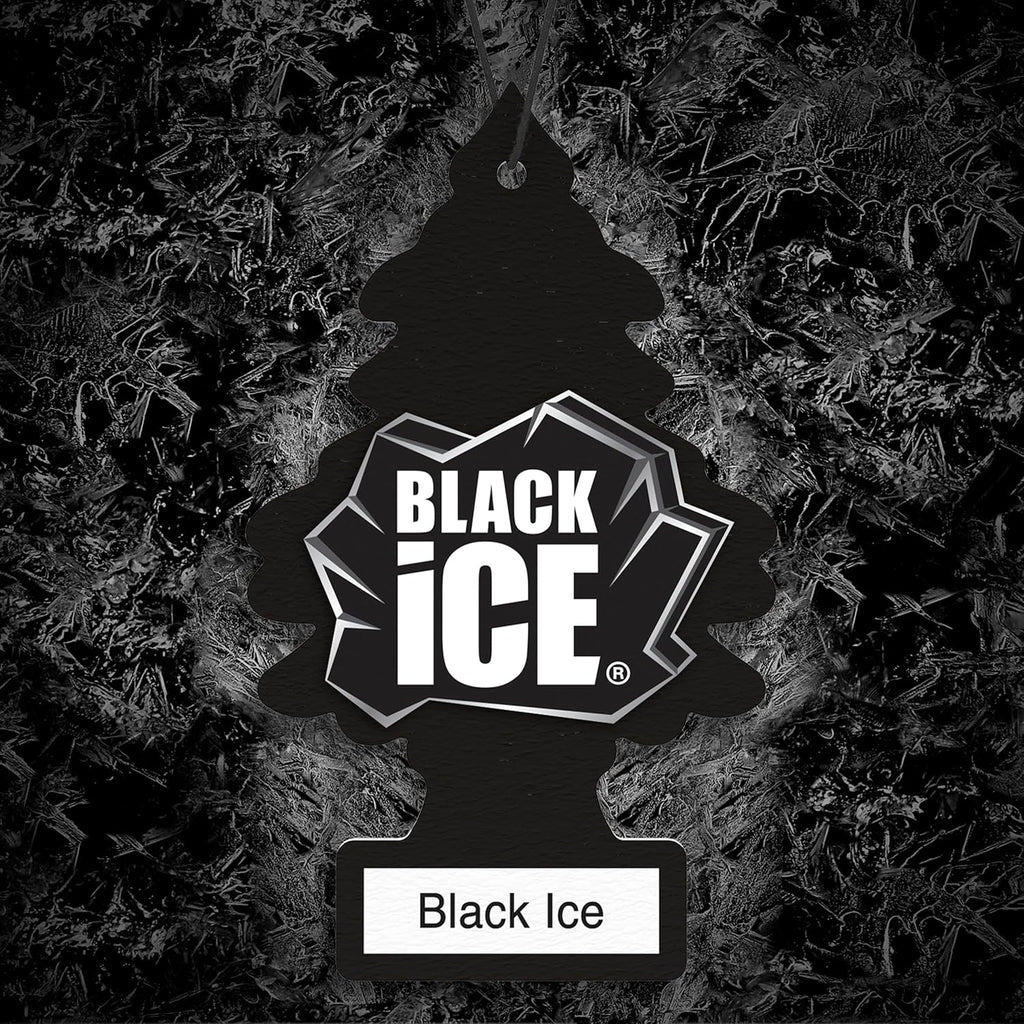 Car Air Freshener | Hanging Tree Provides Long Lasting Scent for Auto and Home | Black Ice, 24 Air Fresheners