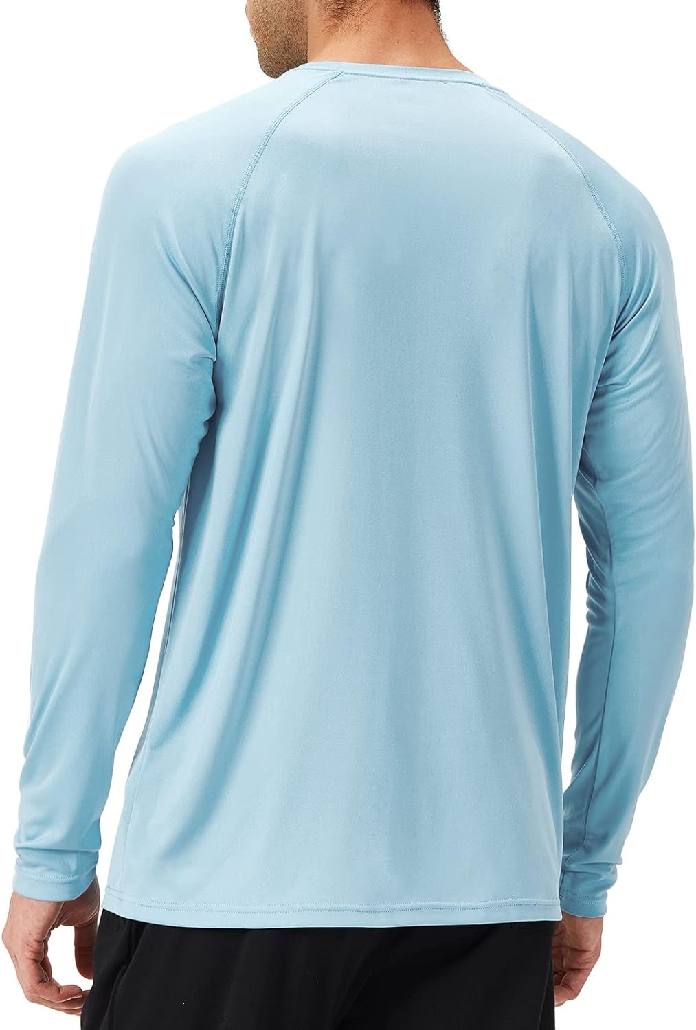Men'S UPF 50+ Sun Protection Shirts Long Sleeve Swim Rash Guard | UV Protective, Quick Dry, Lightweight, Sun Shirts for Swimming Surfing, Beach Water Sports, Fishing, Golf, Hiking