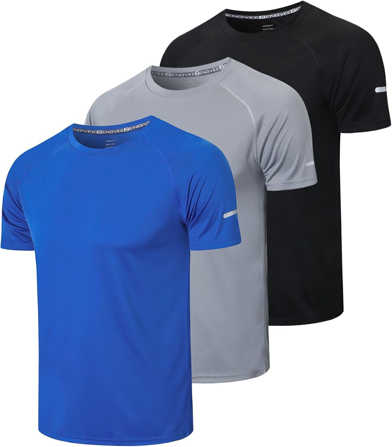 Men'S 1/3 Pack Workout Shirts Quick Dry Mesh Athletic T-Shirts | Active Shirts,Gym Shirts,Training T-Shirts,Running Top,Sport,Breathable,Fitness,Moisture Wicking,Lightweight,Short Sleeve