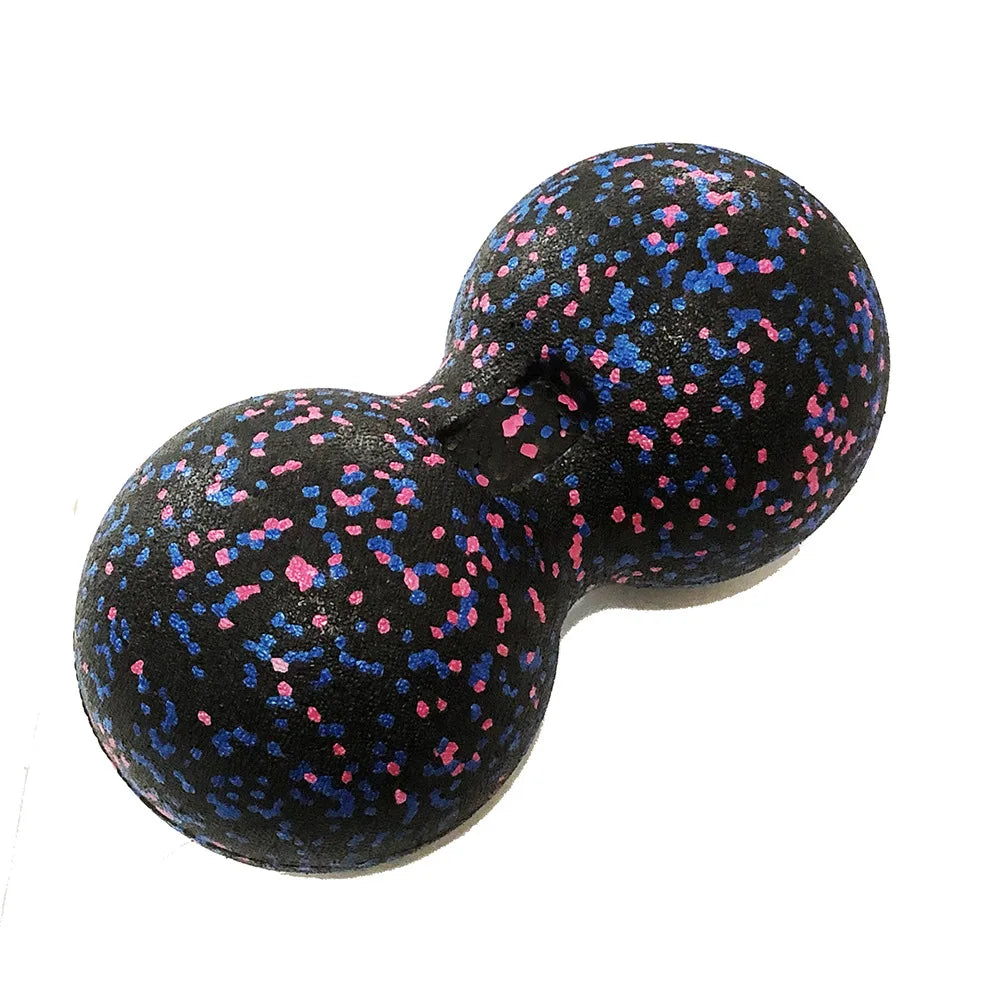Fitness Ball Massage Peanut Single Mobility Ball 12*24 CM for Myofascial Physical Therapy Deep Tissue Massage
