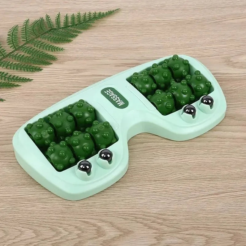 16 Ball Foot Massagers for Home Use, Leg Acupoints, Magnetic Beads, Roller Finger Pressure Plates, Relaxation to Promote Blood C