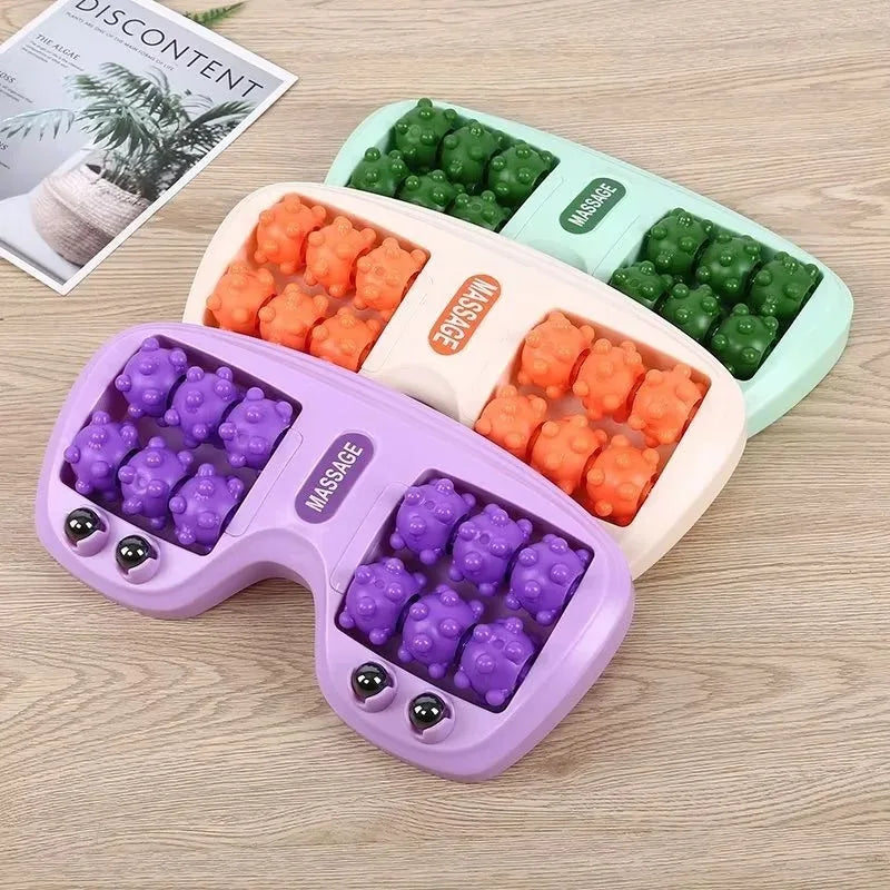 16 Ball Foot Massagers for Home Use, Leg Acupoints, Magnetic Beads, Roller Finger Pressure Plates, Relaxation to Promote Blood C
