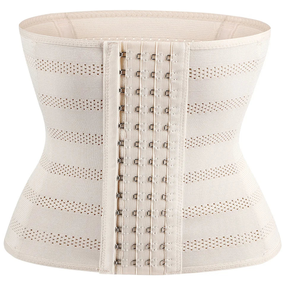 Women's Underwear Mesh Breathable Waist Trainer Shapers Original Colombian Abdomen Control Girdles Woman Steel Bones Shapewear