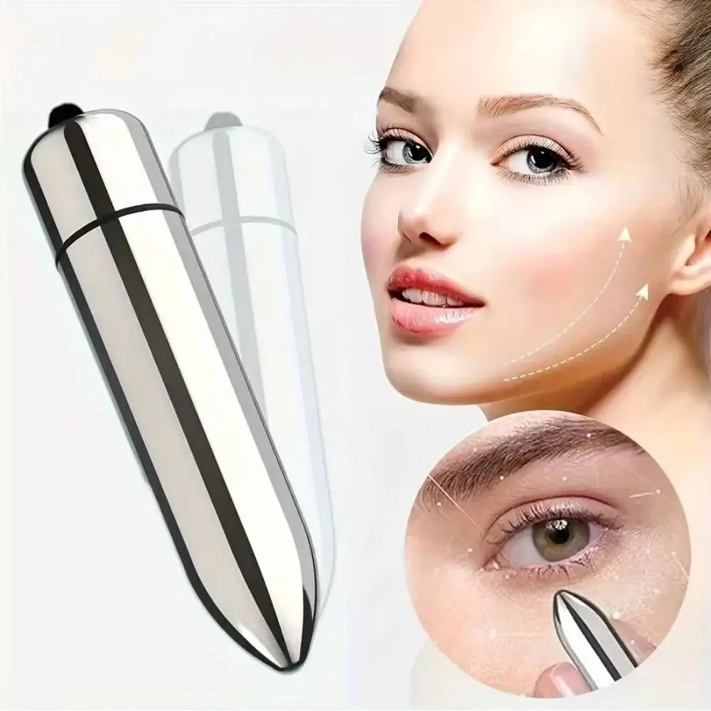 Facial And Eye Massage Treatment Mini Vibrating Massager Promotes Lotion Absorption Portable Massage Stick Massage Hammer