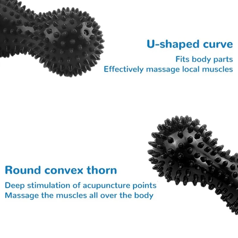 Peanut Massage Ball Full Body Deep Tissue Muscle Relex Apparatus Stress Relief Foot Massager for Plantar Pain Relief Relaxation