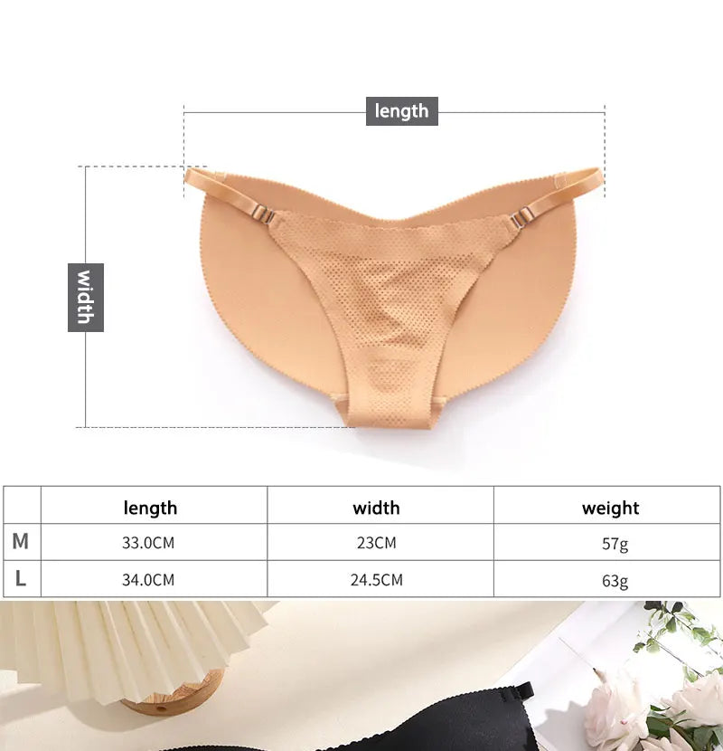 Sexy Fake Ass Body Shapers Women Underwear Butt Lifte Plus Size Padded Panties Buttocks Enhancer Hip Pads Shapewear Winter Faja