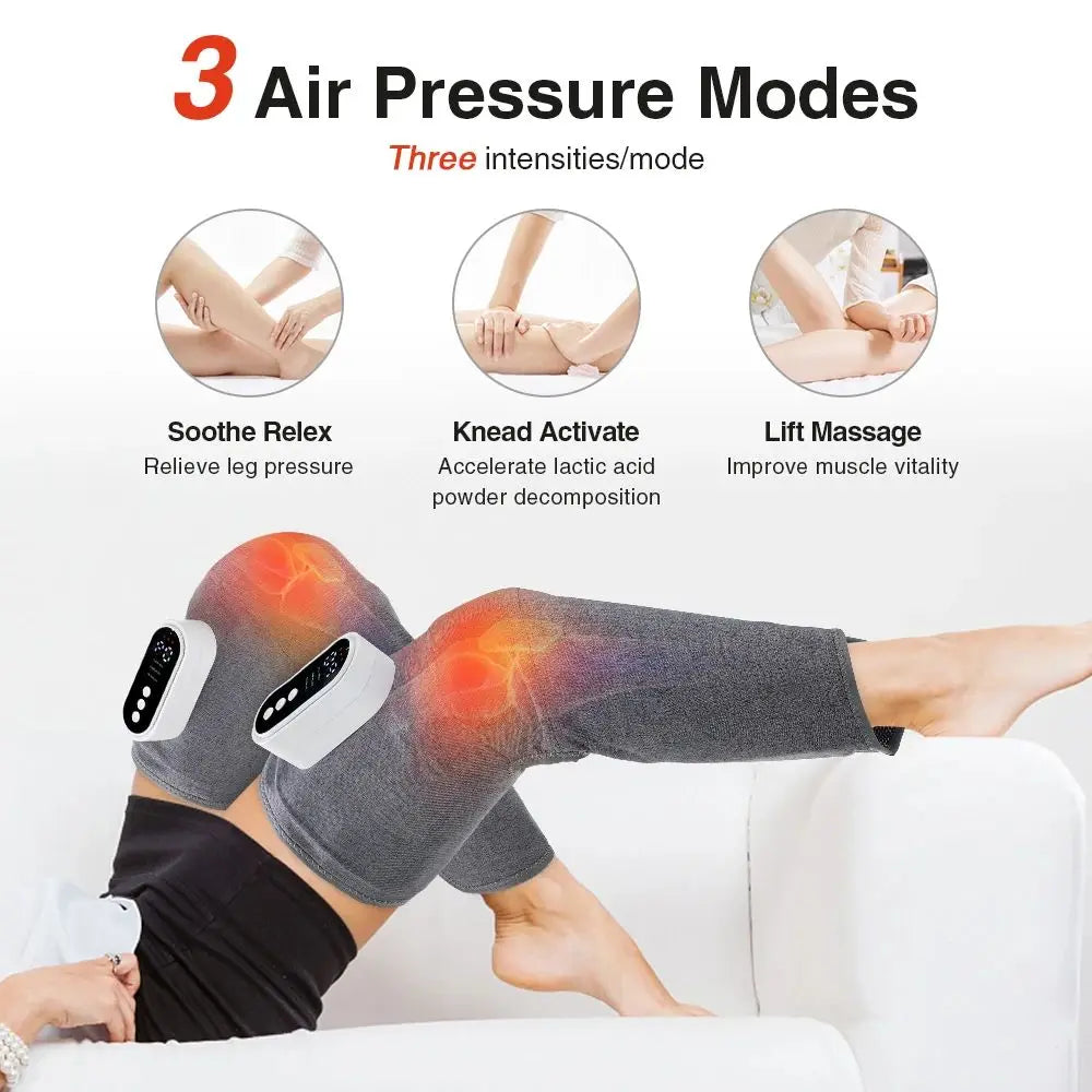 Masaje eléctrico para piernas, presión de aire de 360 °, masajeador muscular de pantorrilla, Airbag inalámbrico, masaje（1pcs）
