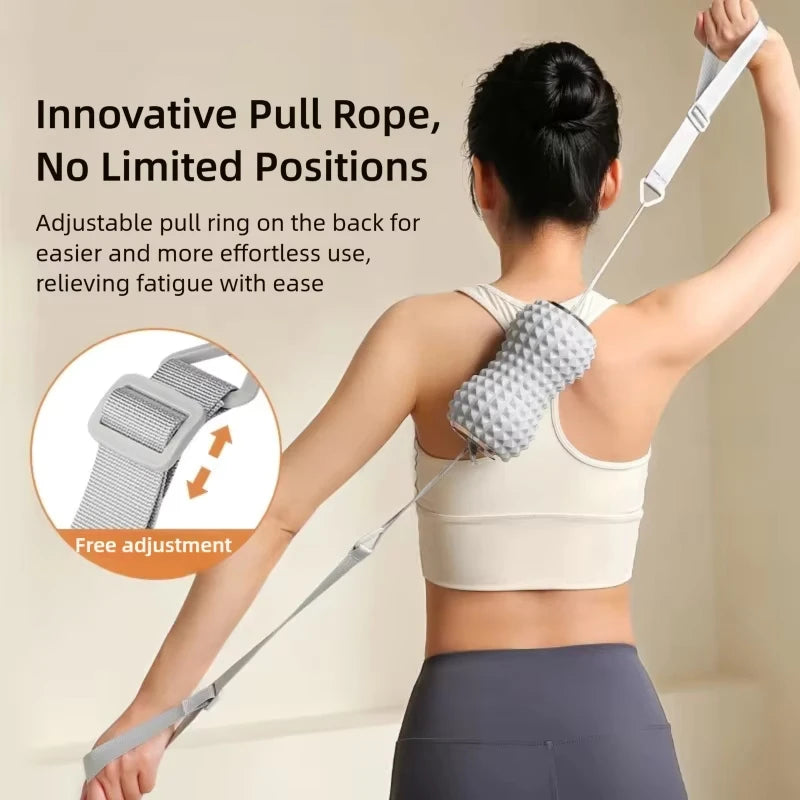 5-Speed Vibrating Massage Ball Roller Deep Tissue Trigger Point Massager Peanut Fascia Ball for Yoga Myofascial Release Ball