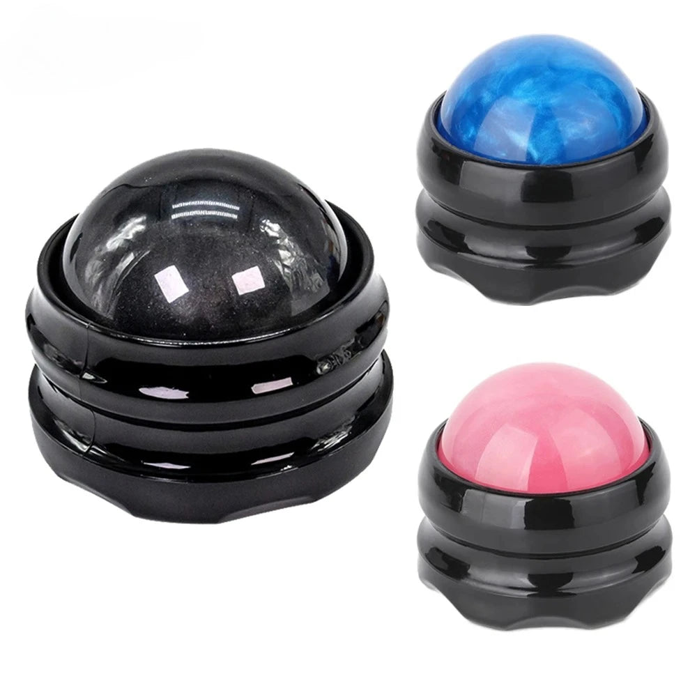 Mini Manual Therapy Body Massager Ball 360 Degree Spin Design Self Massage Tool for Back Shoulders Foot Massage