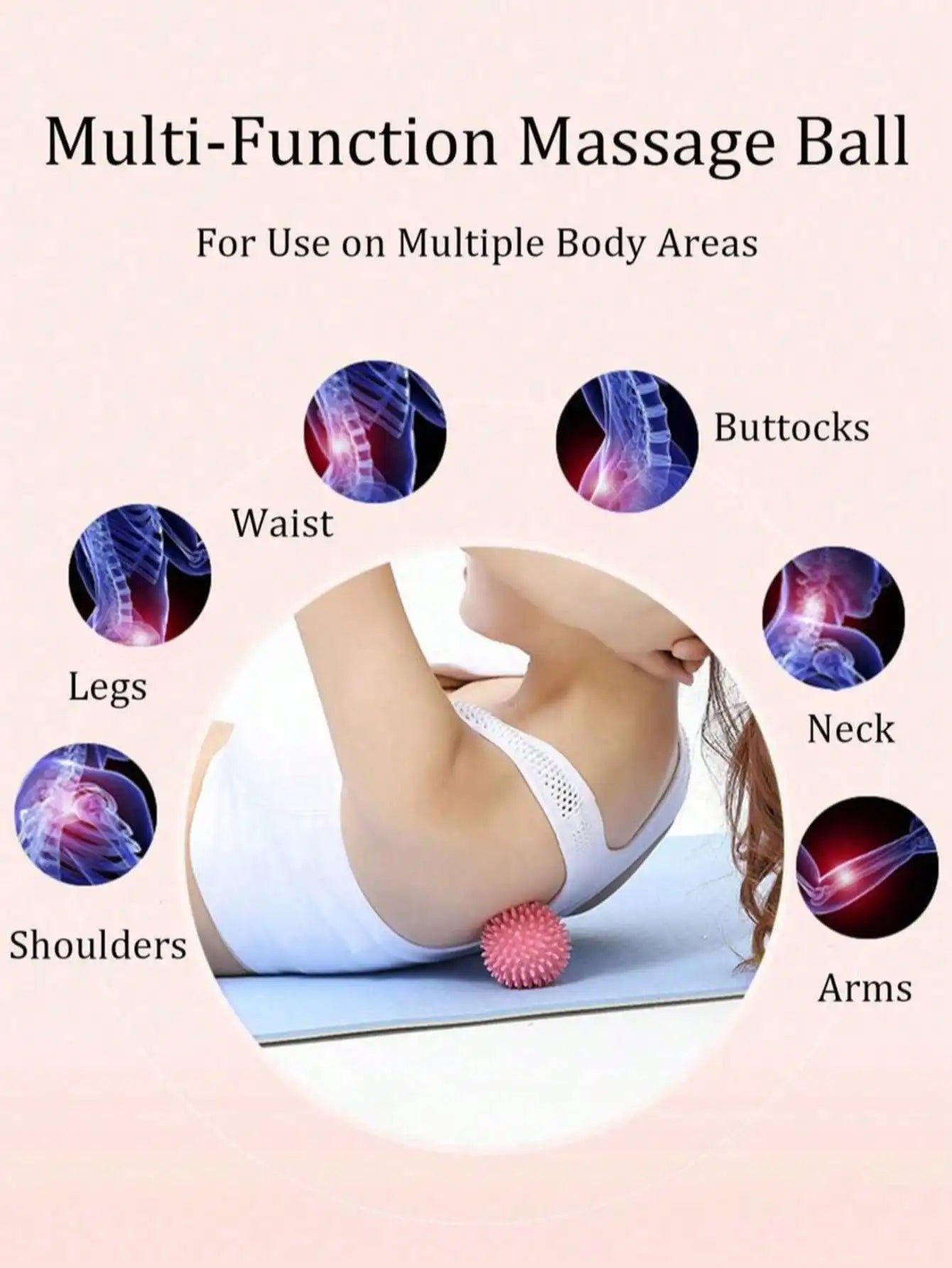 Massage Ball Fascia Ball Muscle Relaxation Massage Yoga Fitness Shoulder Neck Foot  Massage Hard Neck Membrane Meridian