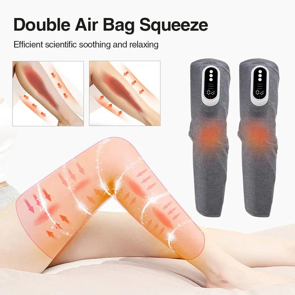 Masaje eléctrico para piernas, presión de aire de 360 °, masajeador muscular de pantorrilla, Airbag inalámbrico, masaje（1pcs）