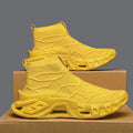 Men's Outdoor Sports Shoes - High-Top Sports Shoes Are Novel and Fashionable, Non-Slip and Durable, Suitable for All Seasons,
