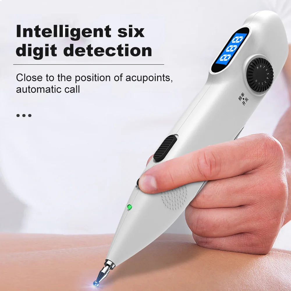 Acupuncture and Moxibustion Pen Electroacupuncture Acupoint Muscle Stimulator Massage Equipment with Digital Display