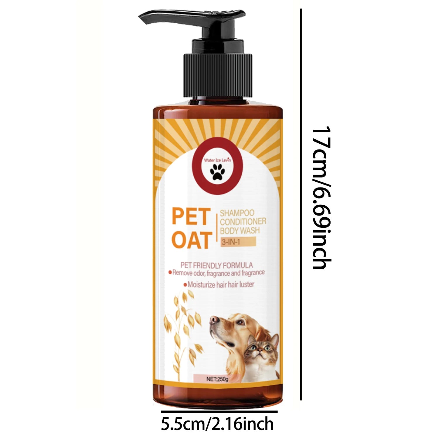 Pet Shampoo; Cleans Hair, Removes Odors, Makes Hair Soft and Not Dull, Has a Long-Lasting Fragrance, Is Specifically Designed for Pets, Suitable for Bathing Dogs and Cats