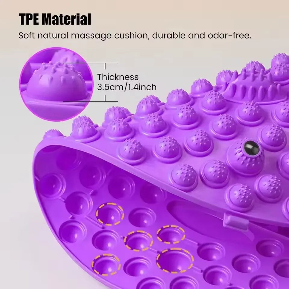Foot Yoga Massage Acupoint Mat Acupressure Fingerpressure Board Pad Relaxation Health Walk Feet Anti Stone Pads Fatigue Massager