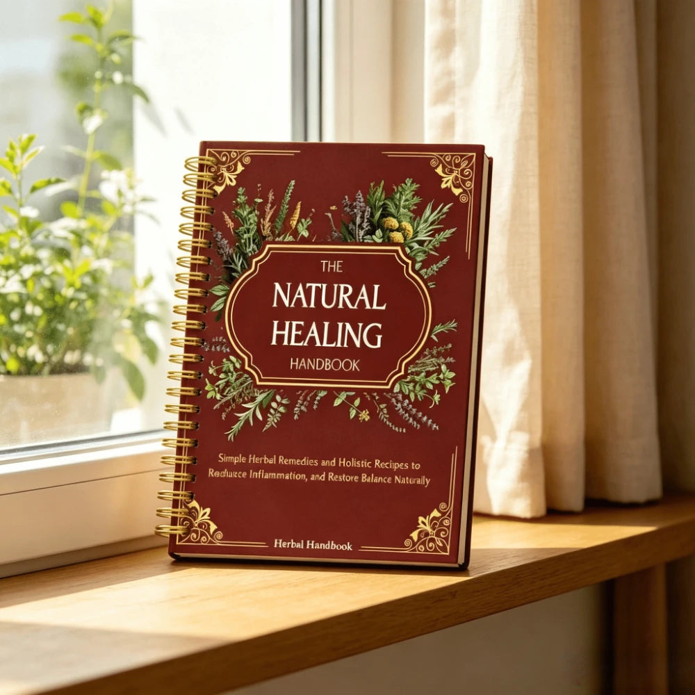 The Natural Healing Handbook English Wellness Lovers Spiral Book Holistic Herbal Wellness Guide Free Shipping