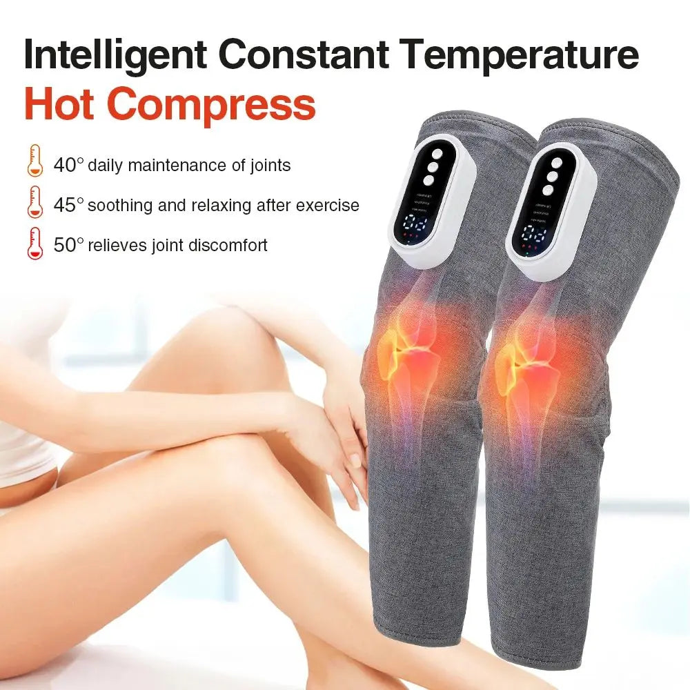 Masaje eléctrico para piernas, presión de aire de 360 °, masajeador muscular de pantorrilla, Airbag inalámbrico, masaje（1pcs）