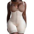 Plus Size Fajas Post Surgery Shapewear Tummy Control Butt Lift Bodysuit Adjustable Strap Front Hook Waist Trainer Body Shaper