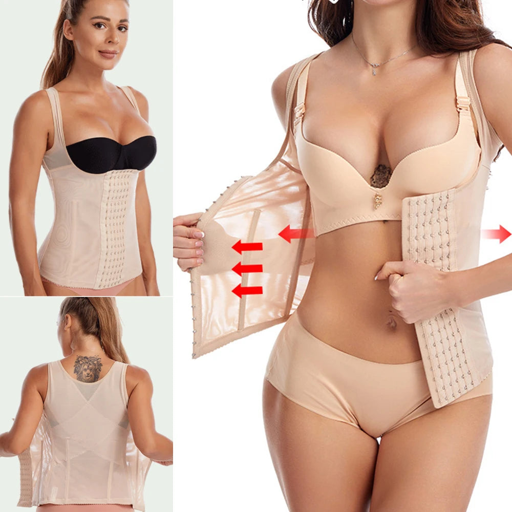 Shapewear Abdomen Control Top for Women Pluse Size High Compression Body Shaping Vest