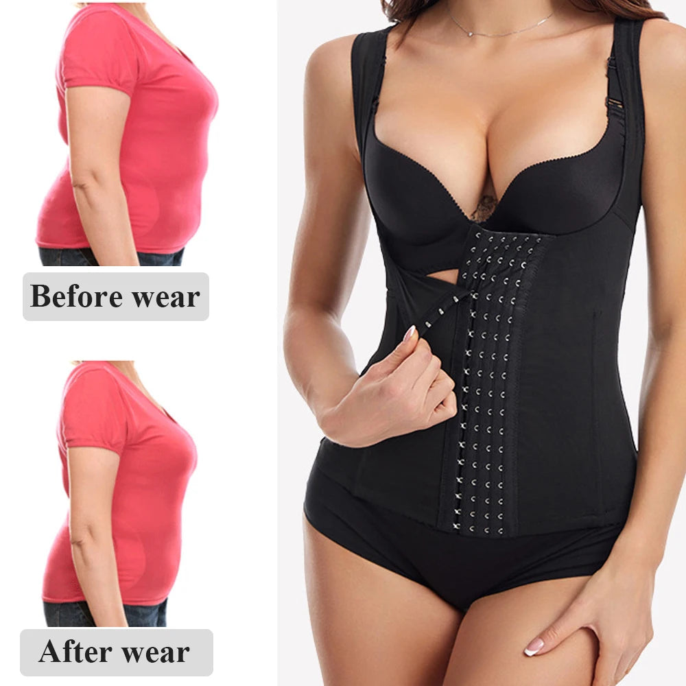 Shapewear Abdomen Control Top for Women Pluse Size High Compression Body Shaping Vest