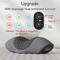 Electric Massage Pillow Heating Vibration Neck Massage Relieves Muscle Tension Protect Cervical Spine Help Solve Sleep Problems