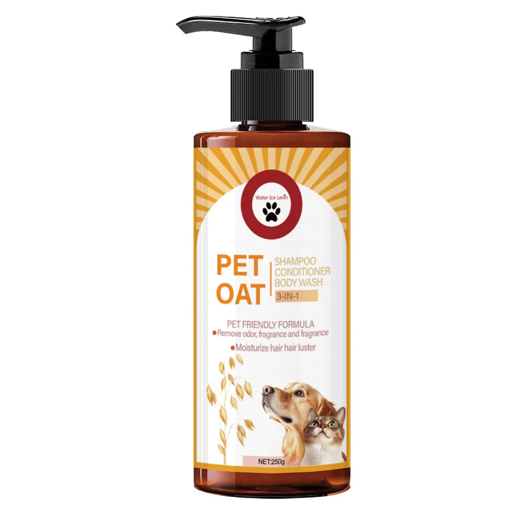 Pet Shampoo; Cleans Hair, Removes Odors, Makes Hair Soft and Not Dull, Has a Long-Lasting Fragrance, Is Specifically Designed for Pets, Suitable for Bathing Dogs and Cats