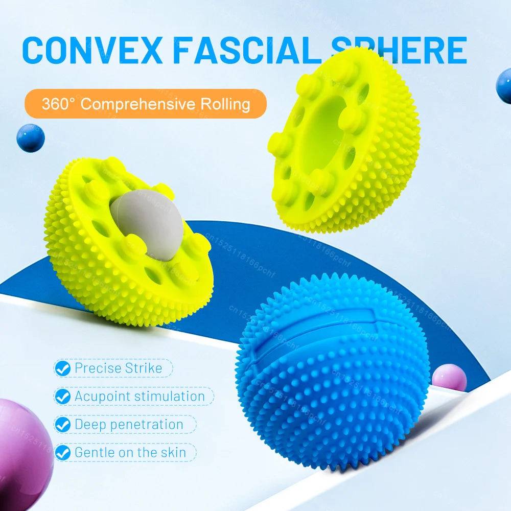 Fascia Massage Ball Muscle Relaxation Massage Yoga Fitness Foot Massage Acupoint Meridian Full Body Massager