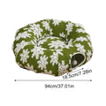 2025 Winter Christmas Cat Tunnel Bed Cat Nest Soft Kitten Donut Tunnel For Living Room Balcony Enrichment Home Bedroom Exercise