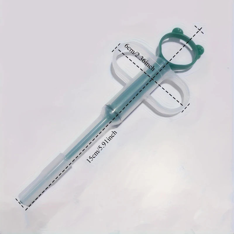 Pet Pill Dispenser Suitable for Cats Dogs Medicine Syringe Oral Tablet Feeder Simple Pet Pill Pusher Includes 2 Soft Tip Options
