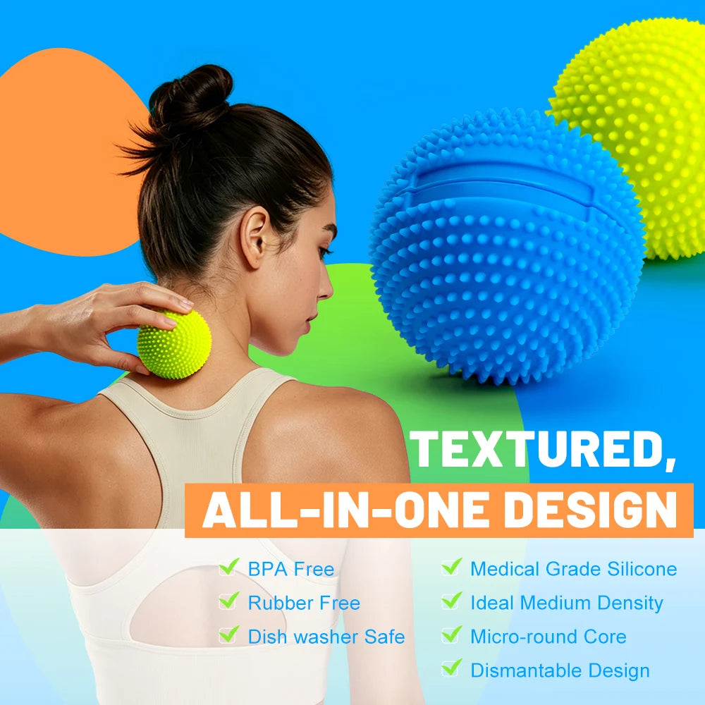 Fascia Massage Ball Muscle Relaxation Massage Yoga Fitness Foot Massage Acupoint Meridian Full Body Massager