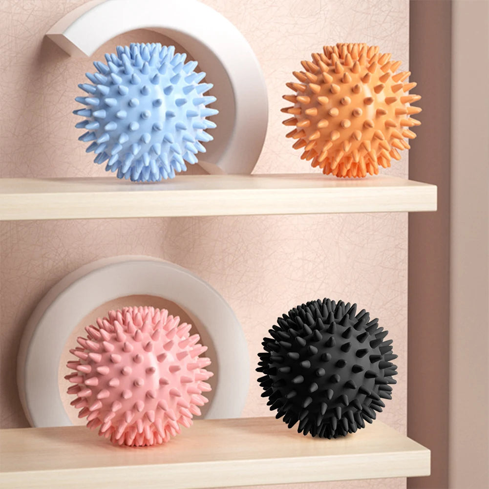 Foot Massage Ball With Spikes Pilates Yoga Sports Fitness Muscle Relaxation Massage Ball Plantar Fasciitis Therapy Ball for Hand