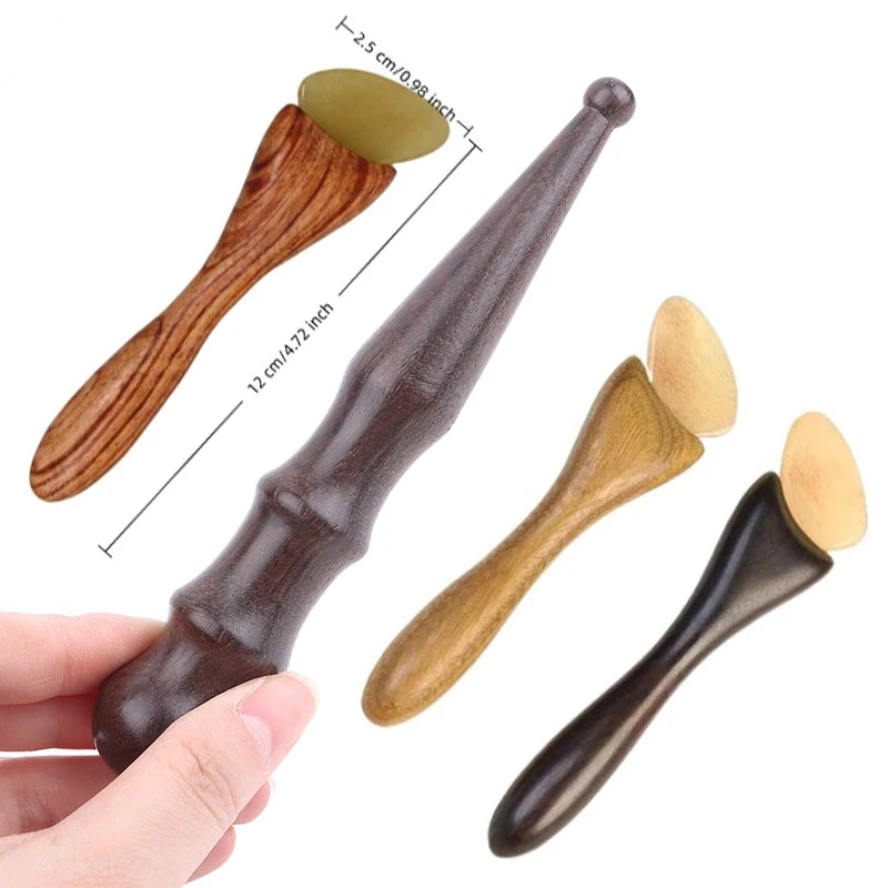 »1*Massage Sticks Sandalwood Acupuncture Point Massager Trigger Point Therapy Tool Muscle Relaxer Foot Care Roller For Arm Back