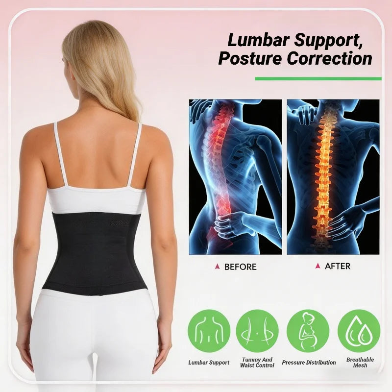 Shapewear Women Corset Waist Trainer Body Shaper Double Tummy Control Slimming Sheath Flat Belly Reductive Belts Sport Girdle