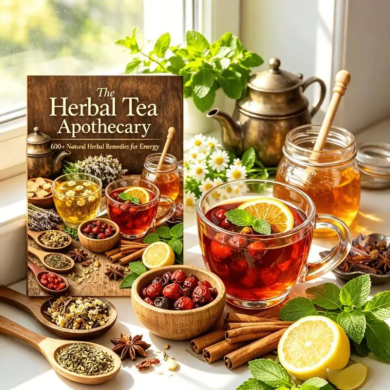The Herbal Tea Apothecary Handbook Health Recipes Natural Energy Vitality Daily Wellness Reading Book