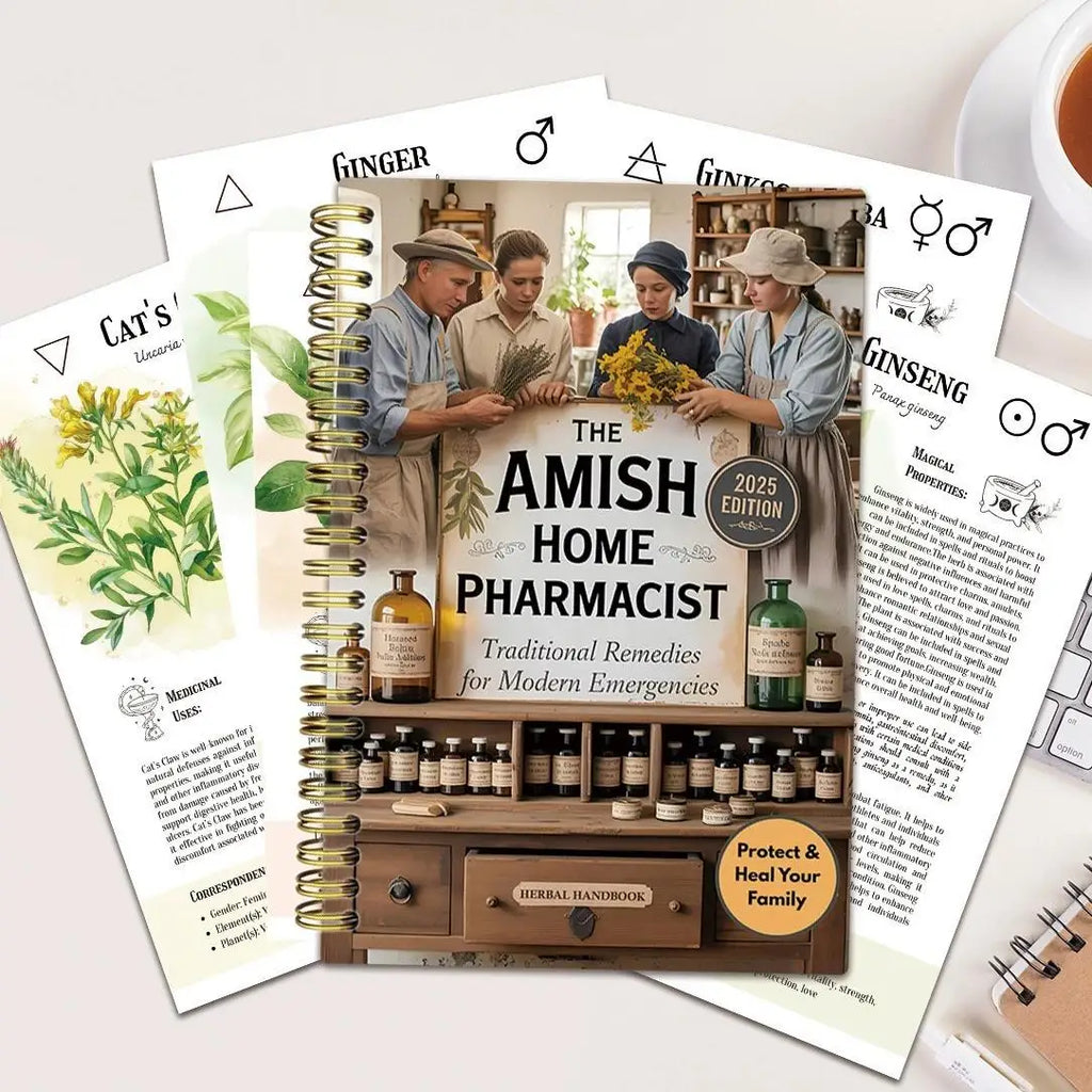 The Amish Home Pharmacist Herbal Reference Book Traditional Natural Remedies For Modern Household Emergency Health Care