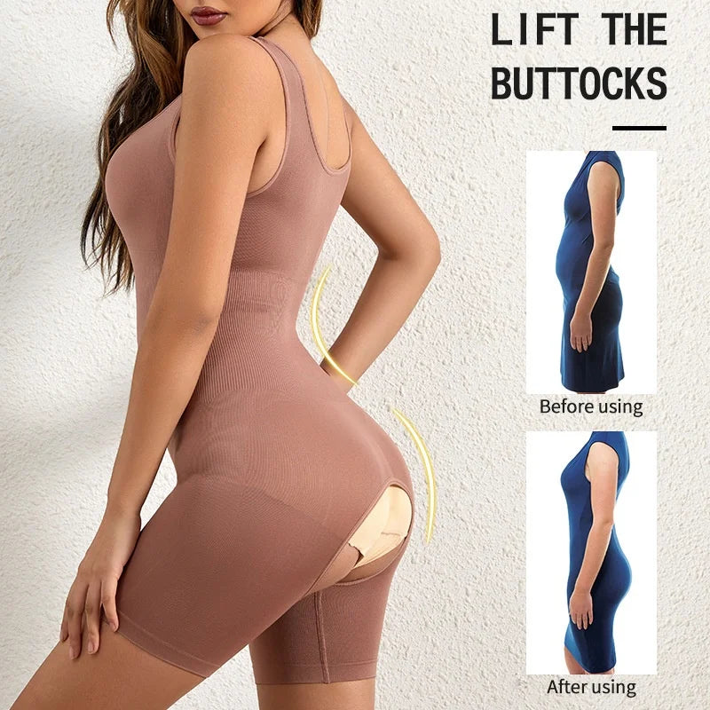 Shapewear Women's Postpartum Waist and Belly Shapewear Open-file Large-size Beauty Tight-fitting Chest Support Shapewear