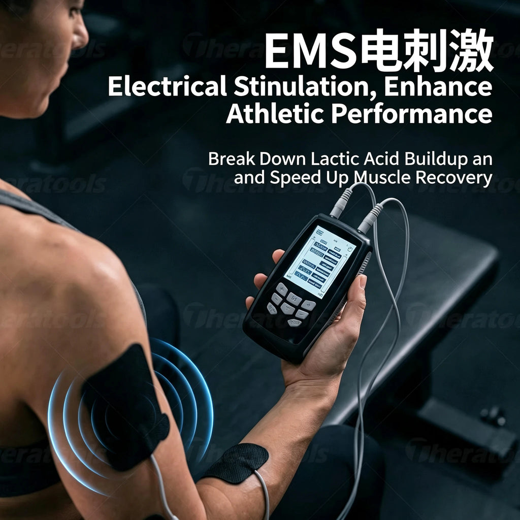 TENS Unit EMS Muscle Massager Electrical Pulse Stimulation Therapy Pad Pain Relief Muscle Relaxation Device HomePhysical Therapy