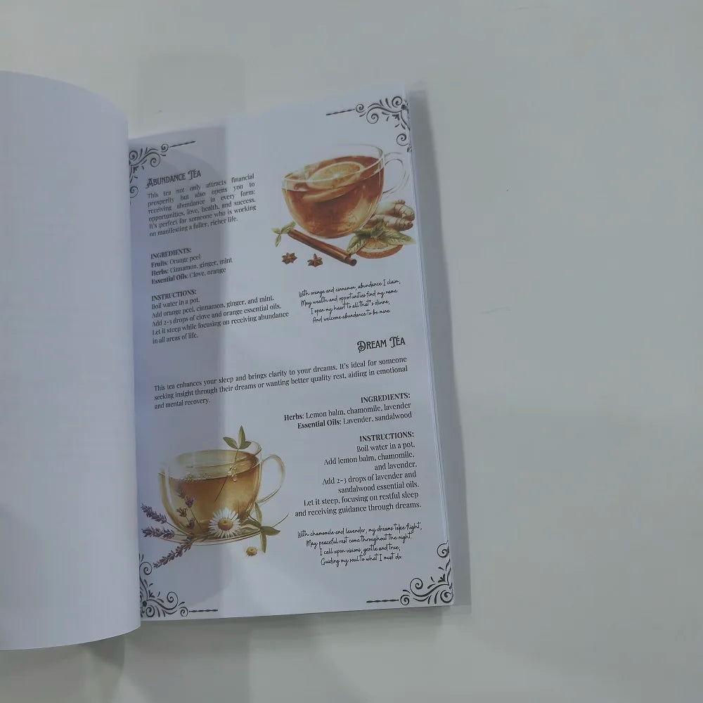 The Herbal Tea Apothecary Handbook Health Recipes Natural Energy Vitality Daily Wellness Reading Book