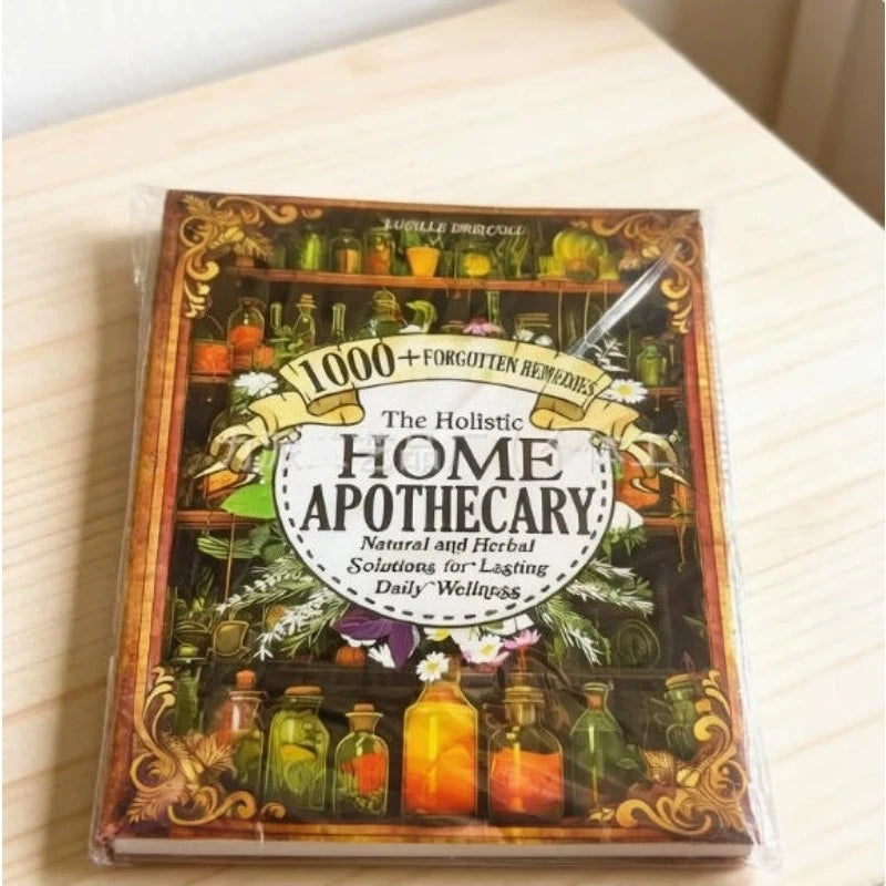 The Holistic Home Apothecary Lucille Driscoll Families English Paperback 1000+ Herbal Remedies Daily Wellness Guide FreeShipping