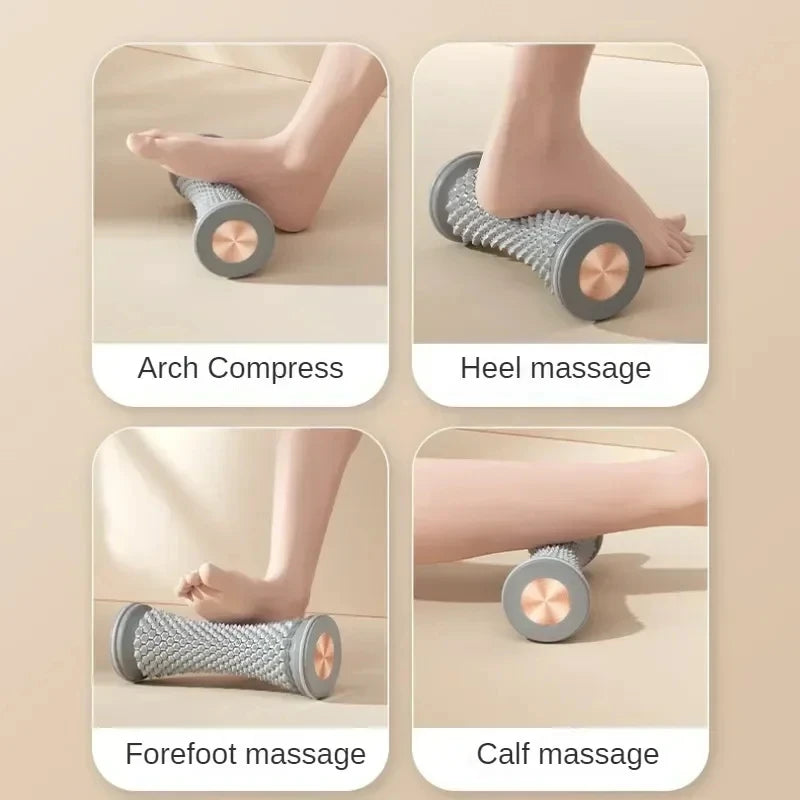 Foot  Roller Yoga Massage Ball Plantar Fascia Roller Muscle Relaxation Care Plastic Manual Foot Massager
