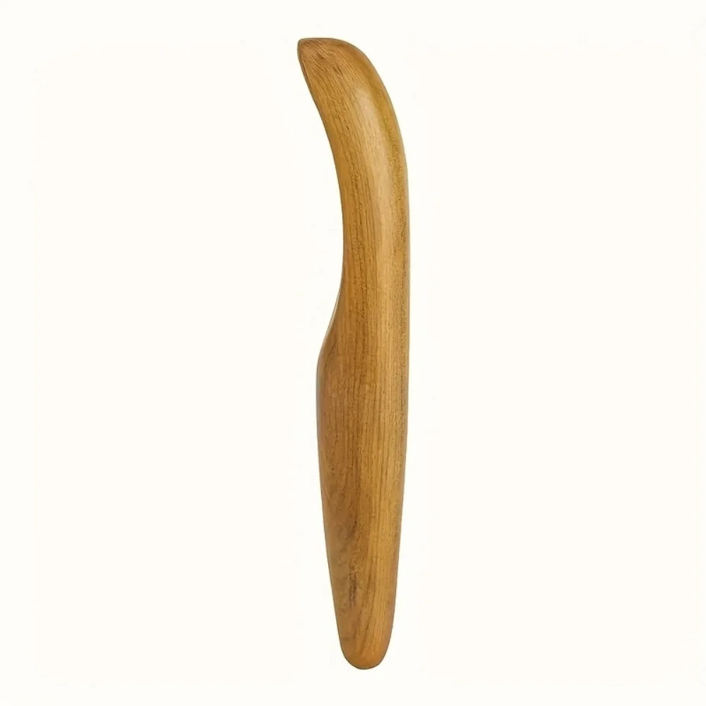1 Portable Wooden Massage Stick, a Handheld Scraping Tool for Muscle Relaxation, Suitable for Use on Arms, Legs, and the Entire Body