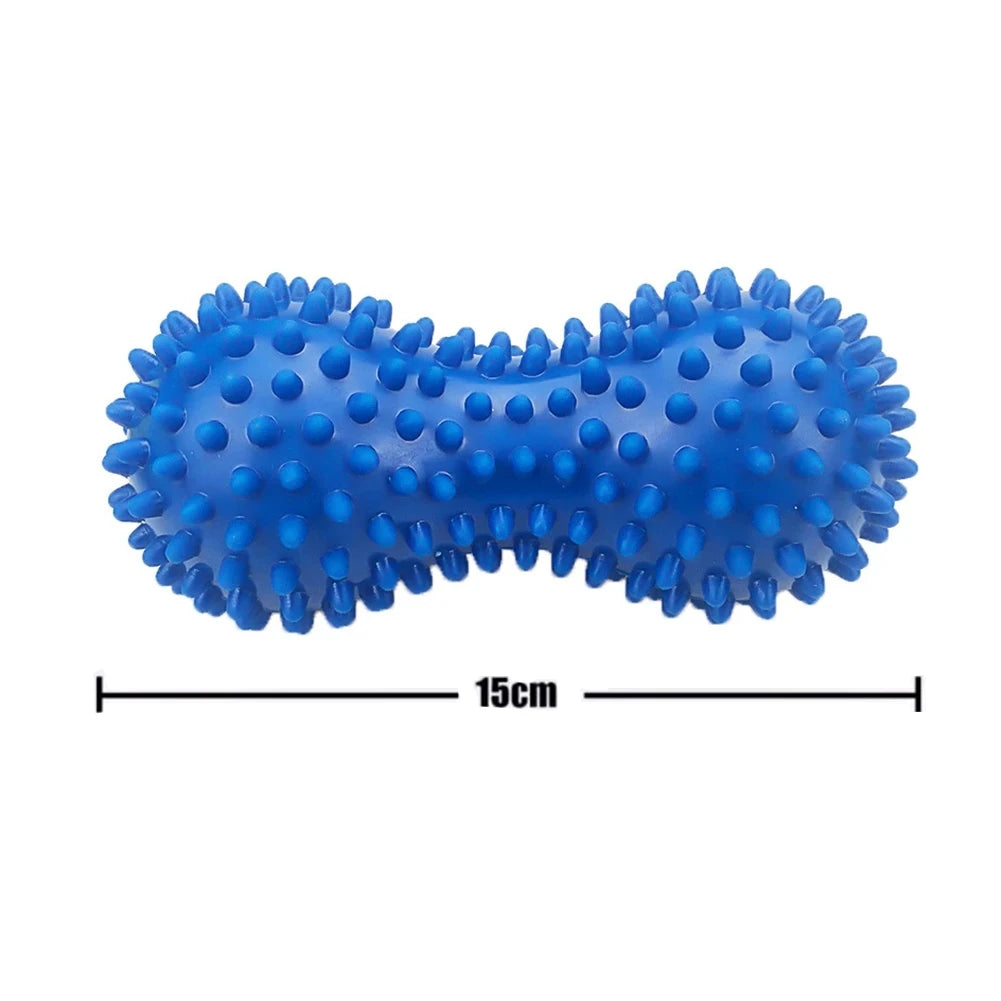 PVC Foot Massage Ball Peanut Spiky Reliever Ball Fascia Relax Massager Plantar Fasciitis Trigger Point Shiatsu Pain Relief