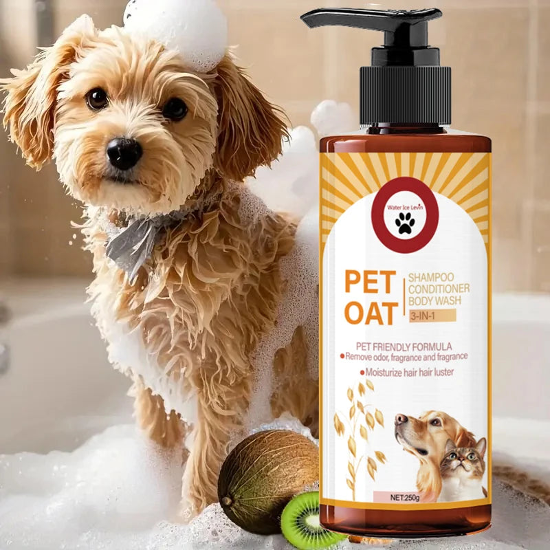 Pet Shampoo; Cleans Hair, Removes Odors, Makes Hair Soft and Not Dull, Has a Long-Lasting Fragrance, Is Specifically Designed for Pets, Suitable for Bathing Dogs and Cats