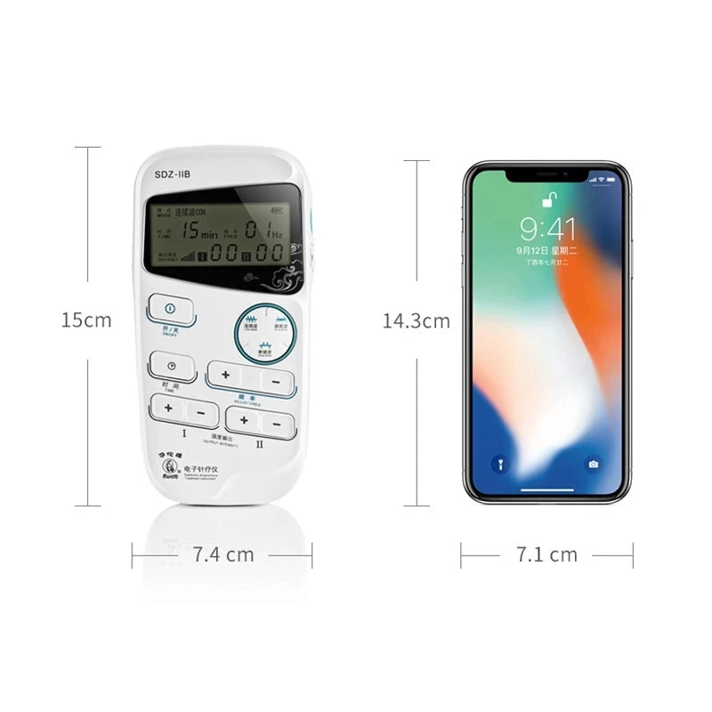 Pulse Massage TENS For Pain Relief and Muscle Recovery Dual Channel Electronic Acupuncturist Treatment Instrument