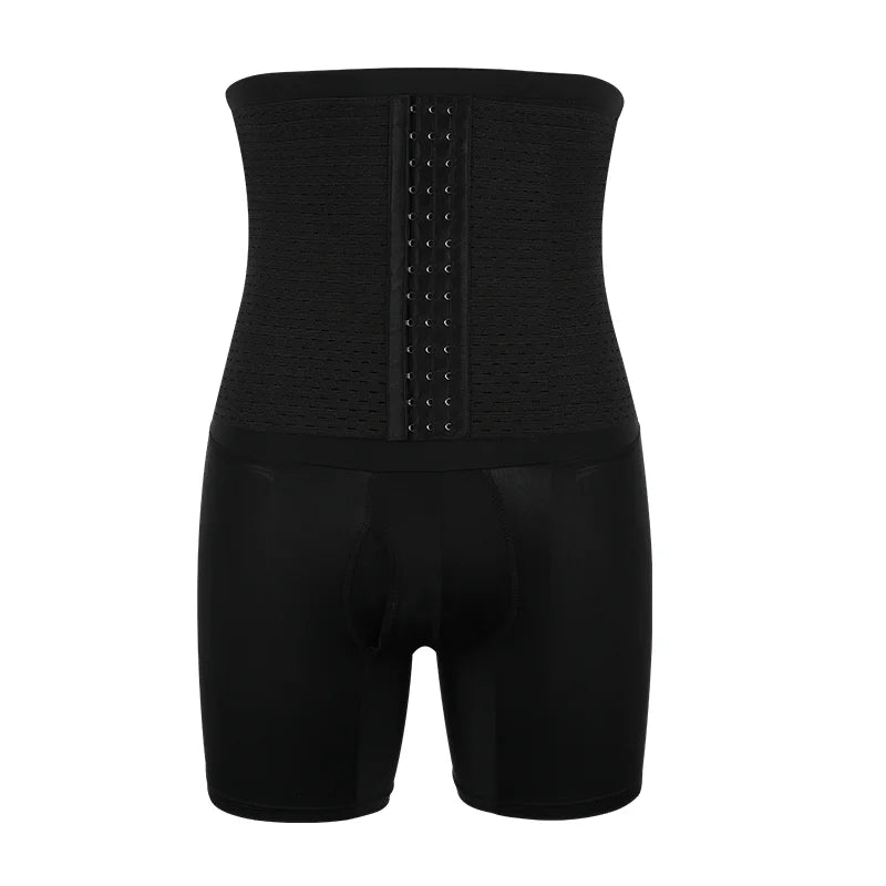 Shapewear for Men Tummy Control Body Shaper Fajas Shorts with Hook High Waisted Panties Butt Lifter Underwear Slimming Panties