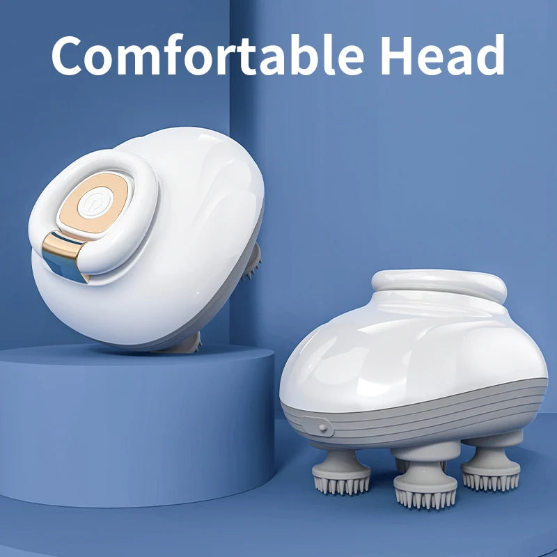 Electric Head Massage Instrument Stress Relief Relaxation to Soothe Muscle Pain Massager Enhance Circulation