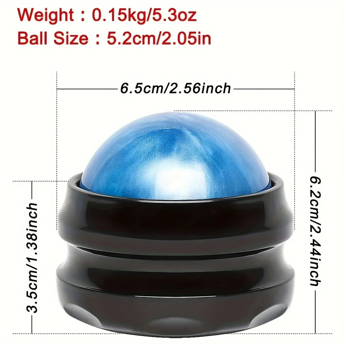 Massage Roller Ball Massager Body Therapy Foot Back Waist Hip Relaxer Stress Release Muscle Relaxation Balls Body Massager