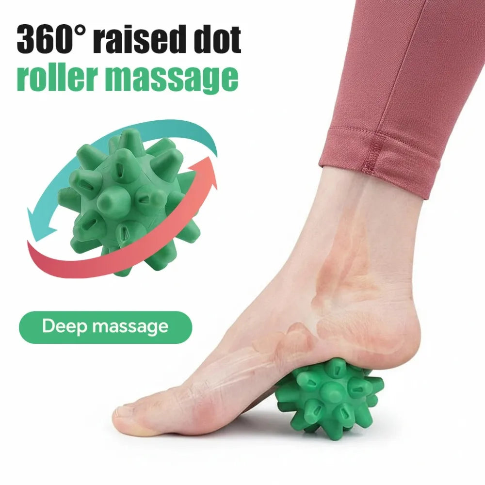 Hedgehog Massage Ball Deep Tissue Myofascial Release Full Body Muscle Relaxation Foot Back Yoga Fitness Wellness Tool