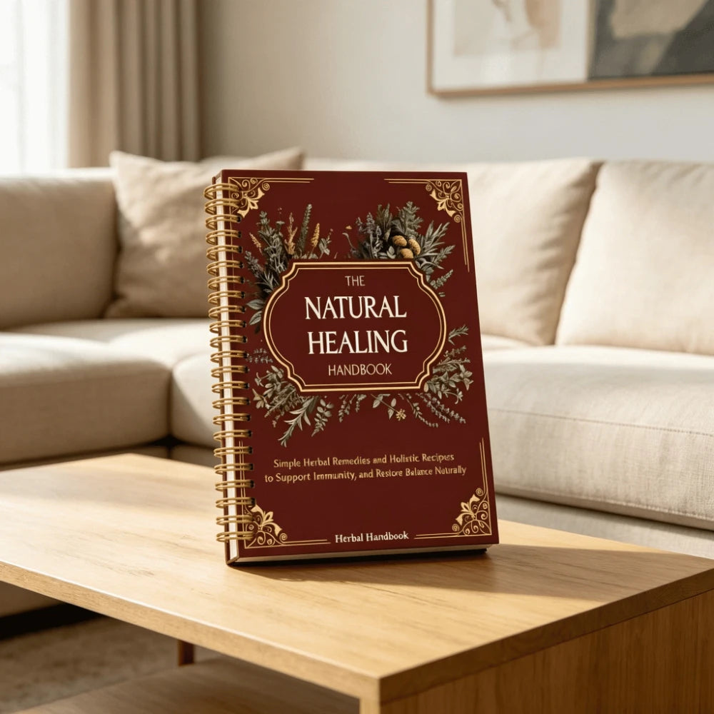 The Natural Healing Handbook English Wellness Lovers Spiral Book Holistic Herbal Wellness Guide Free Shipping
